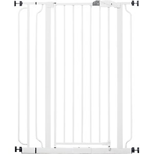 Regalo Pet Products Easy Step Extra Tall Walk-Through Dog Gate, White
