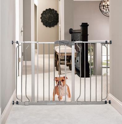Show full view: Regalo Pet Products Easy Step Extra Wide Dog Gate, 49-in, Platinum slide 1 of 2