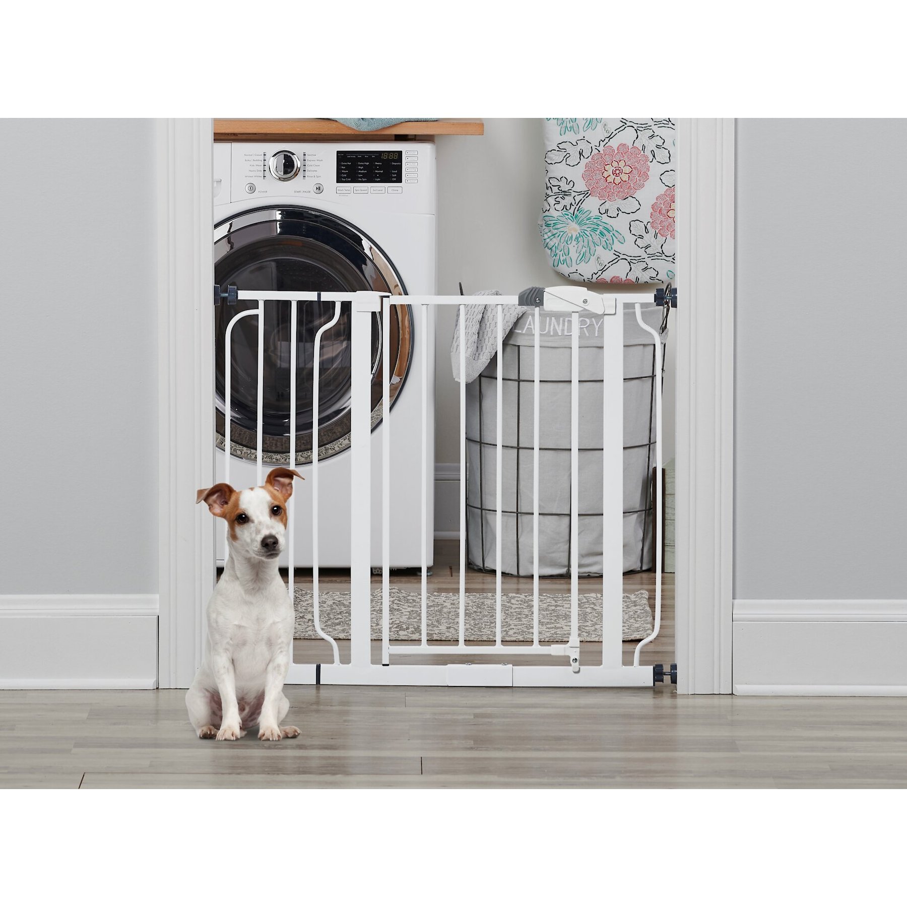 REGALO Pet Products Easy Step Walk-Through Dog Gate, 30-in