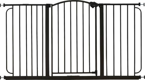 Show full view: Regalo Pet Products Home Accents Super Wide Dog Gate, Black slide 3 of 5