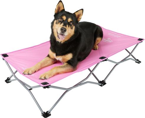 Show full view: Regalo Pet Products My Cot Elevated Dog Bed, Pink, 48-in slide 3 of 5