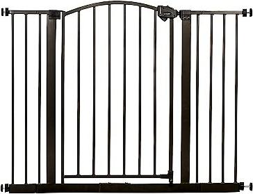 Show full view: Regalo Pet Products Wide Arched Decor Dog Gate, Bronze, 35-in slide 2 of 2