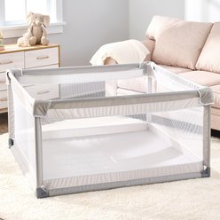 Regalo Pet Soft Sided Dog Play Pen, Gray