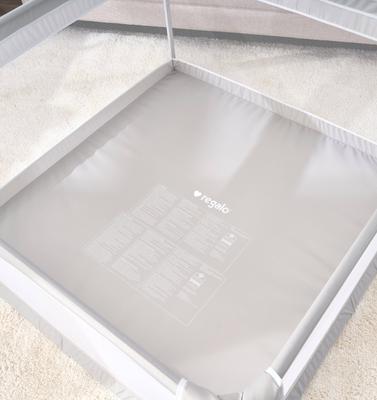 Show full view: Regalo Pet Soft Sided Dog Play Pen, Gray slide 2 of 3