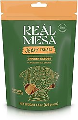 REÁL MESA Chicken Kabobs Dog Jerky Treat, 4.5-oz bag