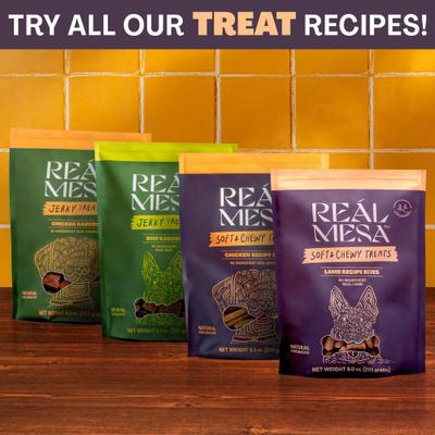 Show full view: REÁL MESA Chicken Recipe Bites Dog Soft & Chewy Treat, 9.5-oz bag slide 5 of 6