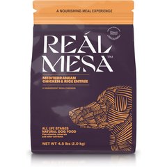 REÁL MESA Mediterranean Chicken & Rice Entrée Dog Food, 4.5-lb bag