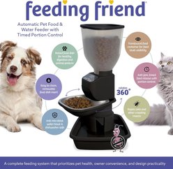 Reliable Pet Solutions Feeding Friend Automatic Plastic Dog Feeder, Taupe, Small slide 2 of 7