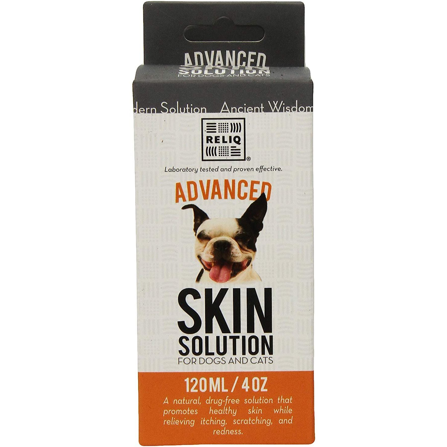 RELIQ Advanced Dog & Cat Skin Solution, 4-fl oz bottle