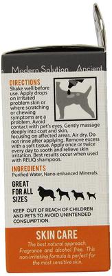 Show full view: RELIQ Advanced Dog & Cat Skin Solution, 4-fl oz bottle slide 4 of 4