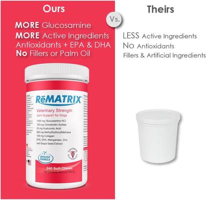 Show full view: ReMATRIX Soft Chews for Dogs, 240 count slide 7 of 8