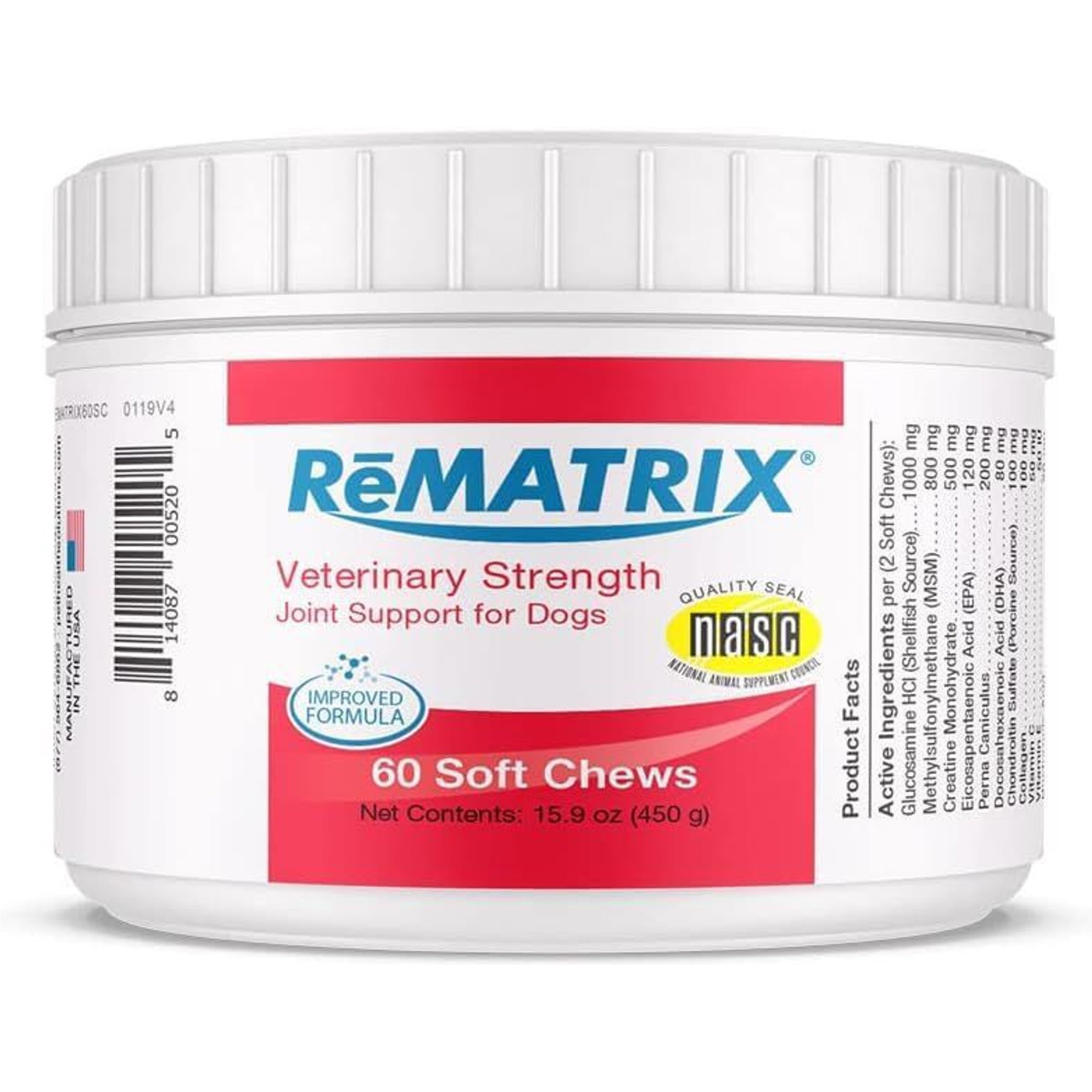 ReMATRIX Soft Chews for Dogs, 60 count
