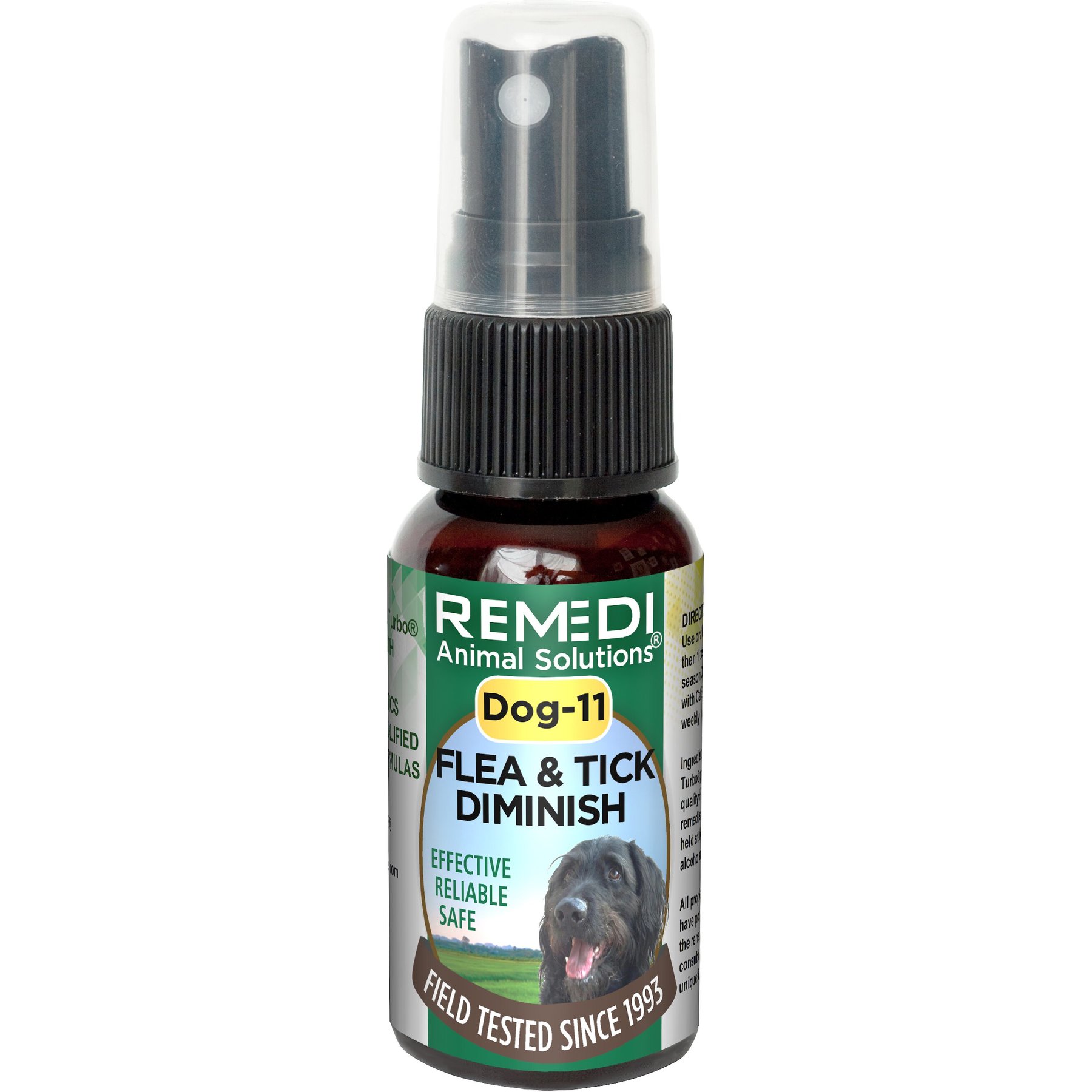 Remedi Animal Solutions Dog-11 Flea & Tick Diminish Dog Supplement, 1-fl oz bottle