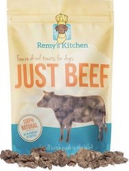 Remy's Kitchen Just Beef Flavor Freeze-Dried Dog Treats, 3-oz bag