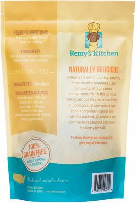 Show full view: Remy's Kitchen Just Beef Flavor Freeze-Dried Dog Treats, 3-oz bag slide 3 of 11