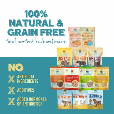 Show full view: Remy's Kitchen Just Beef Flavor Freeze-Dried Dog Treats, 3-oz bag slide 5 of 11