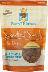 Remy's Kitchen Sweet Potato + Turmeric Blend Superfood Snacks Freeze-Dried Dog Treats, 3.5-oz bag