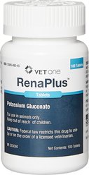 RenaPlus (Potassium Gluconate) Tablets for Dogs & Cats, 468-mg, 100 tablets