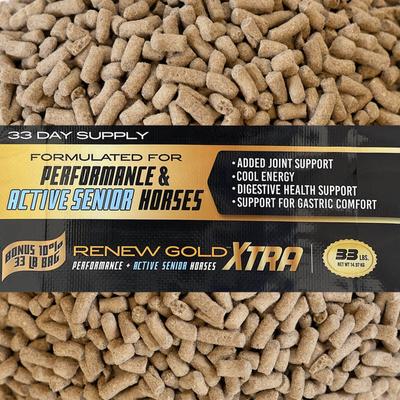 Show full view: Renew Gold Xtra Horse Supplement, 33-lb bag slide 3 of 5