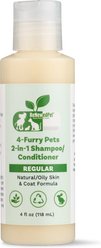 RenewedPet 2-in-1 Pet Shampoo & Conditioner, 4-fl oz bottle