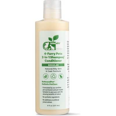 RenewedPet RenewedPet 2-in-1 Pet Shampoo & Conditioner, 8-fl oz bottle