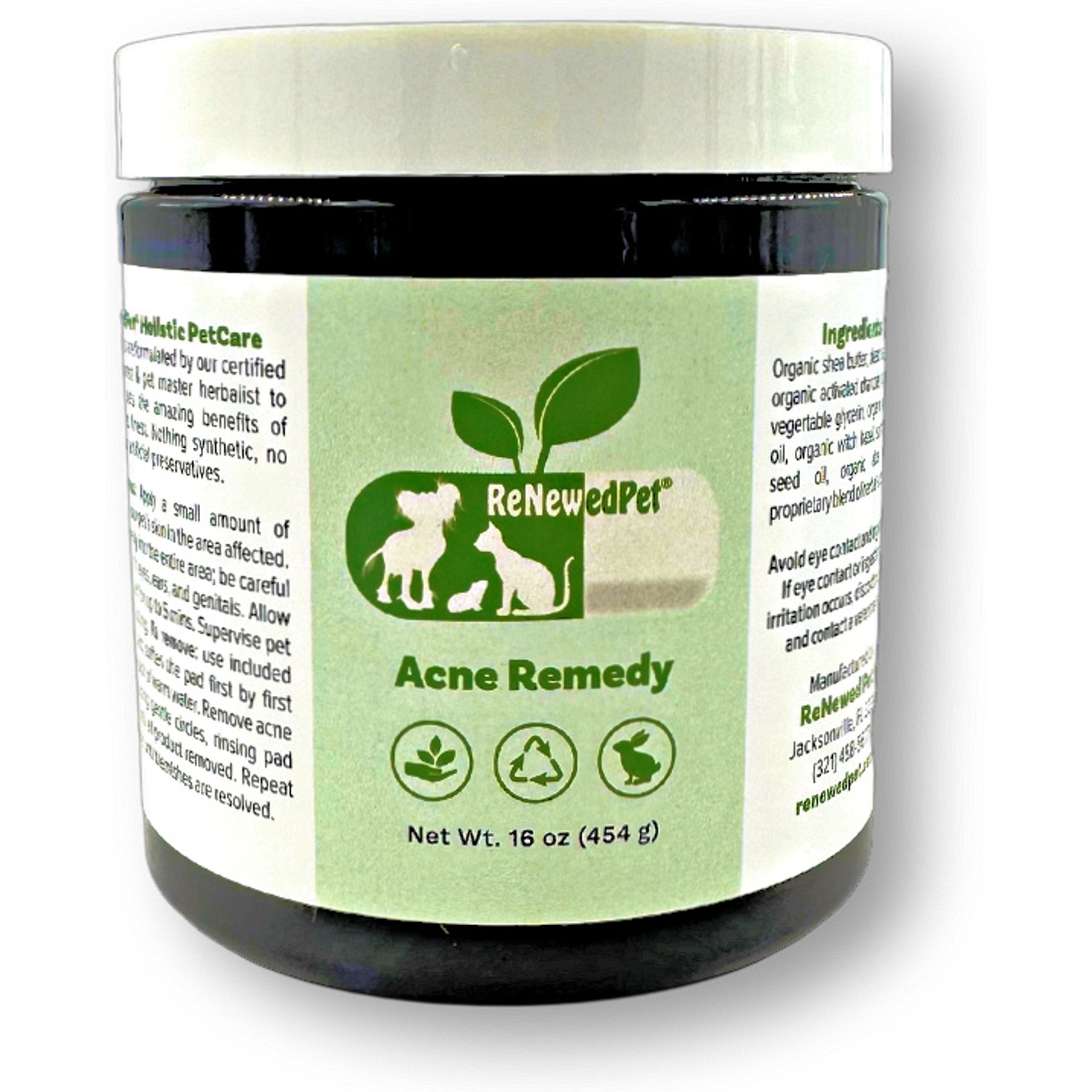 RenewedPet Exfoliating Cat Acne Remedy, 16-fl oz tub