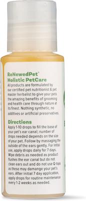 Show full view: RenewedPet Pet Ear Cleaning Drops, 2-fl oz bottle slide 4 of 5