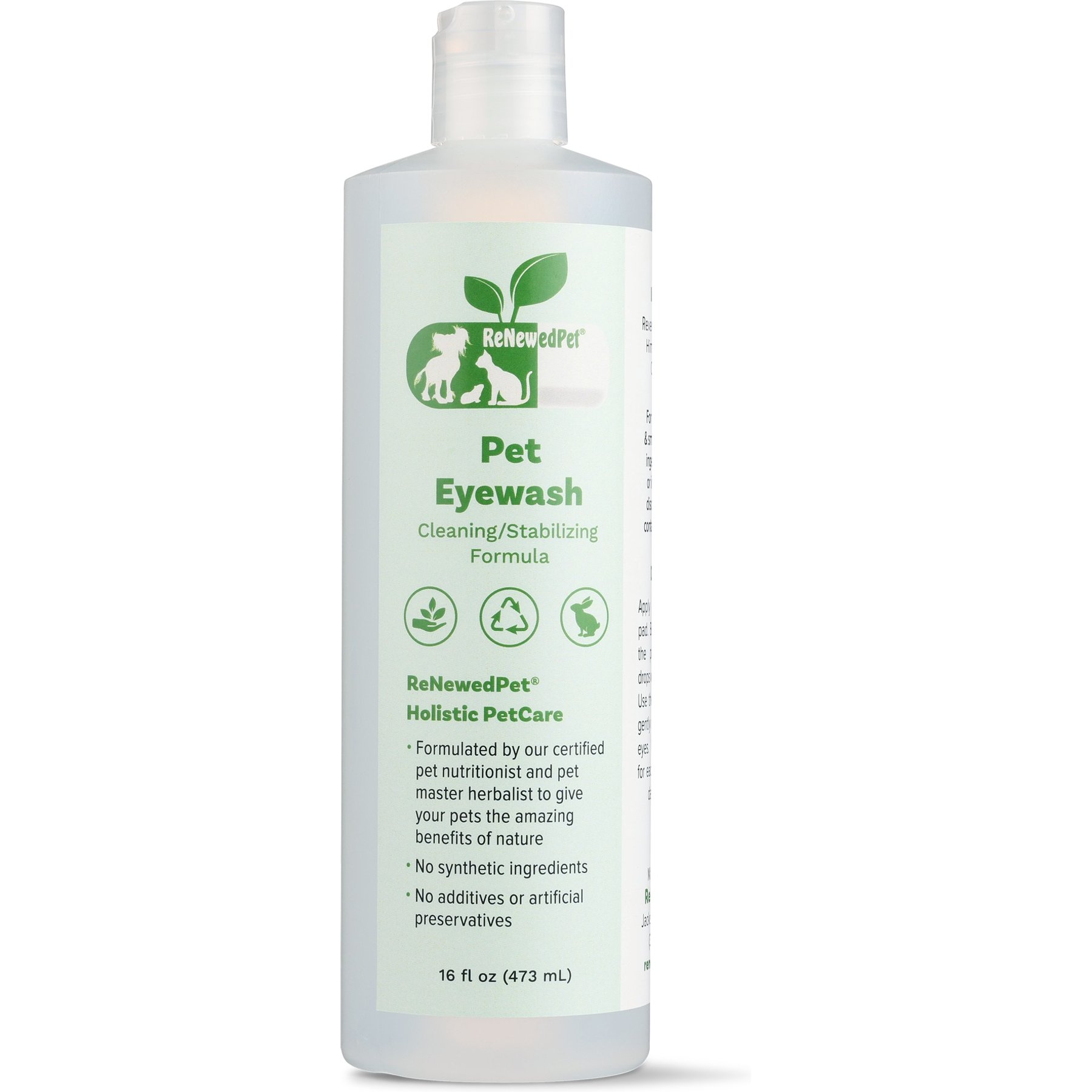 RenewedPet Pet Eyewash, 16-fl oz bottle