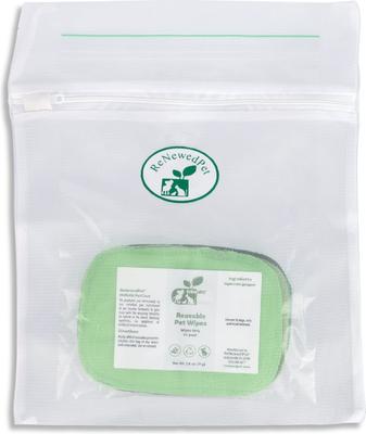 Show full view: RenewedPet Reusable Pet Grooming Wipes, 10 count slide 6 of 7