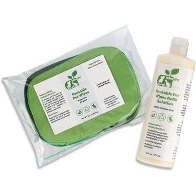 RenewedPet RenewedPet Reusable Pet Grooming Wipes, 20 count