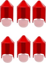 RentACoop Anti-Dirt Chicken Water Cup Cover, 6 count