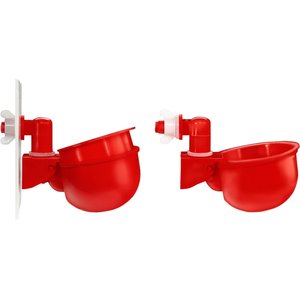 RentACoop DIY Waterer Auto-Fill Cups with Inserts, 2 count
