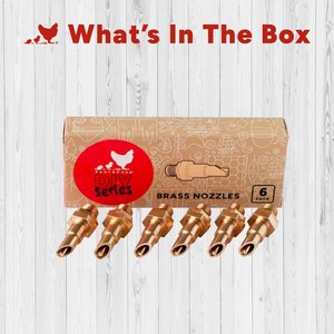 RAC Paws by RentACoop Brass Nipple, 6 count