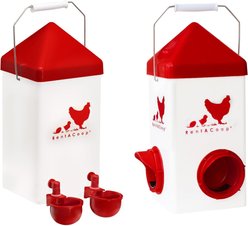 RentACoop Chick2Chicken Feeder & Waterer Set, 5-lb & 1-gal