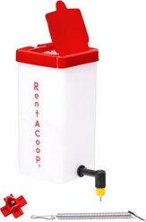 RentACoop Chick Waterer Plus Red Versatile Nipple, 32-oz