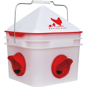 RentACoop Chick2Chicken 4-Port Feeder, 10-lb