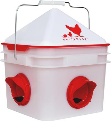 Show full view: RentACoop Chick2Chicken Automatic Chicken Feeder & Waterer Set, 10-lb, 2-gal slide 6 of 8
