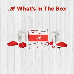 RentACoop Chick2Chicken Poultry Feeder & Waterer Set, 2.5-lb, 64-oz slide 2 of 6