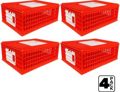 RentACoop Chicken Carrier Crate, 4 count