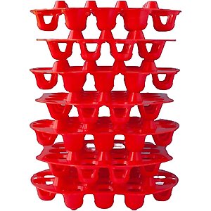 RentACoop Stackable Chicken Egg Trays, 7 count