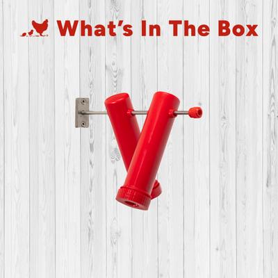 Show full view: RentACoop Chicken Treat Dispenser Tubes, 2 count slide 4 of 7