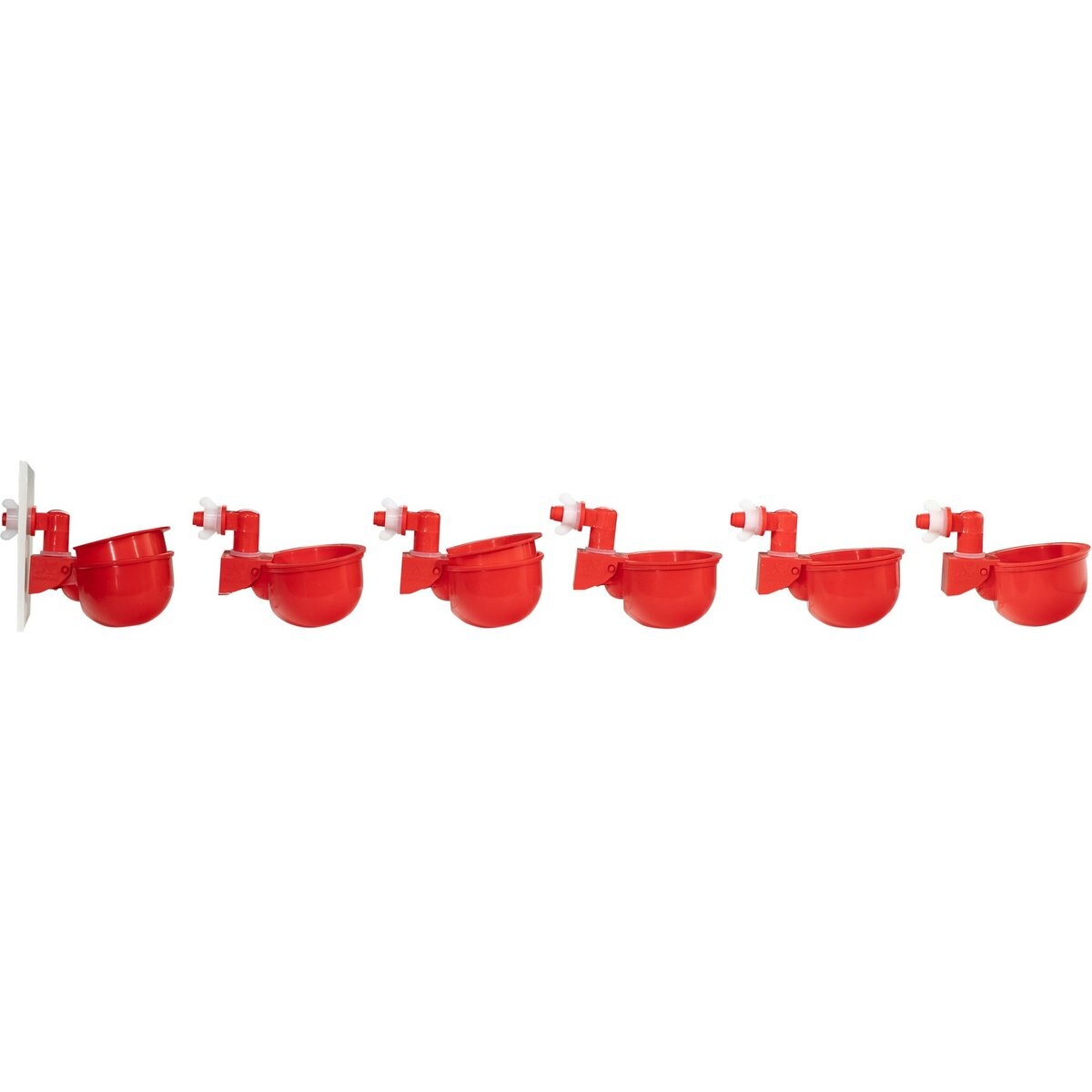 RentACoop DIY Chicken Waterer Auto-Fill Cups with Inserts, 6 count