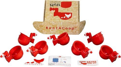 Show full view: RentACoop DIY Chicken Waterer Auto-Fill Cups with Inserts, 6 count slide 2 of 6