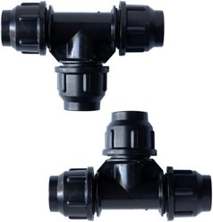 RentACoop S.N.A.P. Chicken Watering System Glueless Union Tees, 2 count