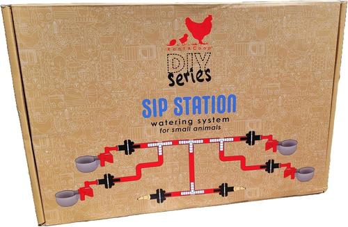 Show full view: RAC Paws by RentACoop DIY Sip Station Small Pet Watering System Starter Kit, 64oz slide 2 of 5