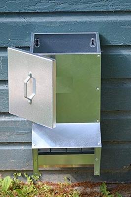 Show full view: RentACoop Weatherproof Galvanized Chicken Trough Feeder, 25-lb slide 5 of 7