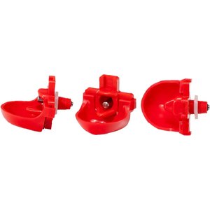 RentACoop DIY Chicken Waterer Kit with Dribble Dish, 6 count