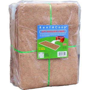 RentACoop Jute Chicken Brooder Liners, 4 count, Large
