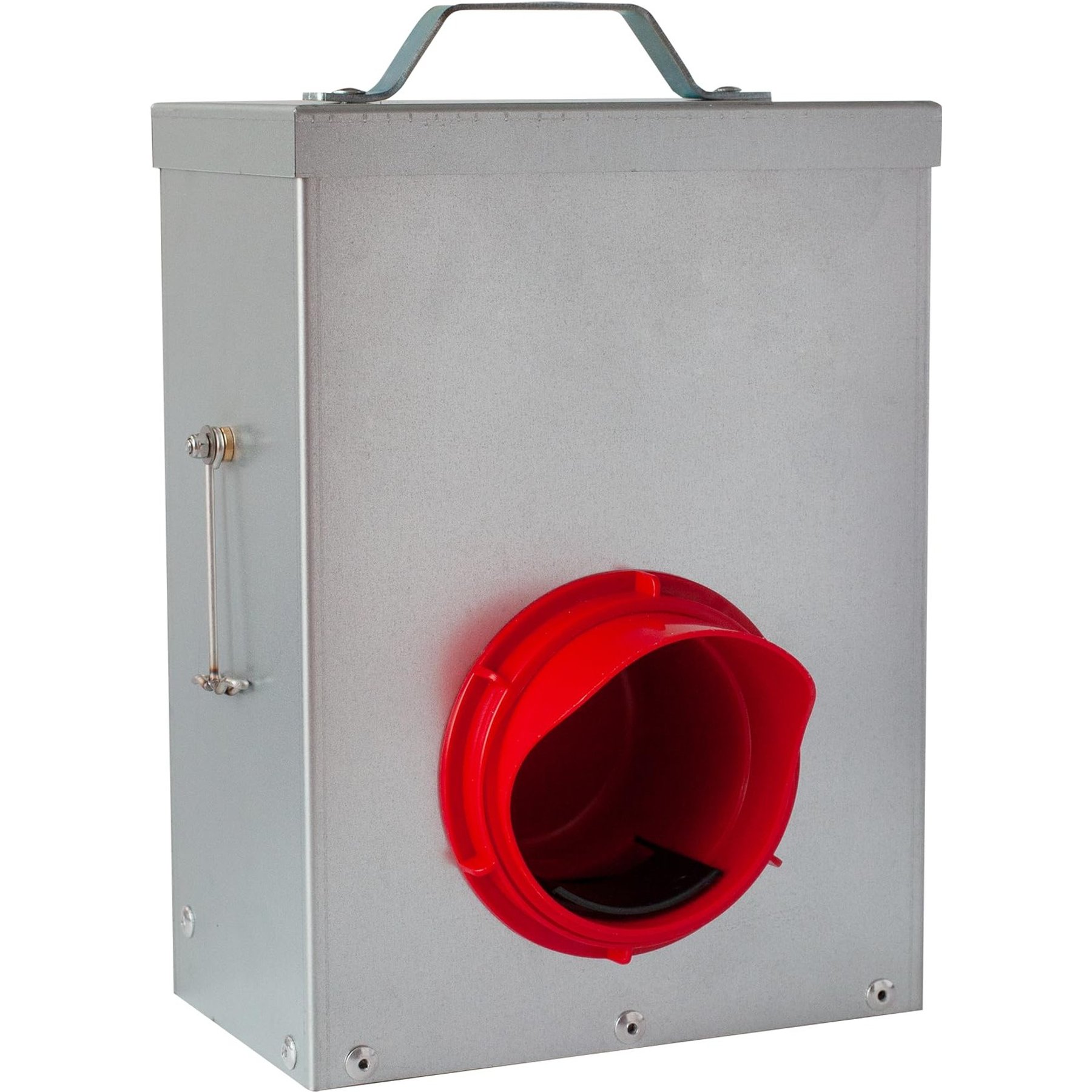 RentACoop Chick2Chicken Medium Port Chicken Feeder with Cover, 3-lb