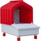 Show in main carousel: RentACoop Mobile Hen Den Roll-Out 1-Hole Chicken Nesting Box with Legs for Chicken Coop slide 1 of 7